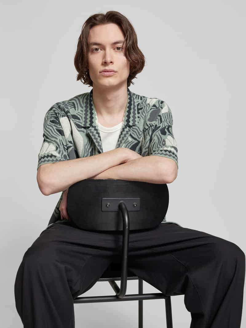 Only & Sons Relaxed fit vrijetijdsoverhemd met resortkraag model 'DUKE'