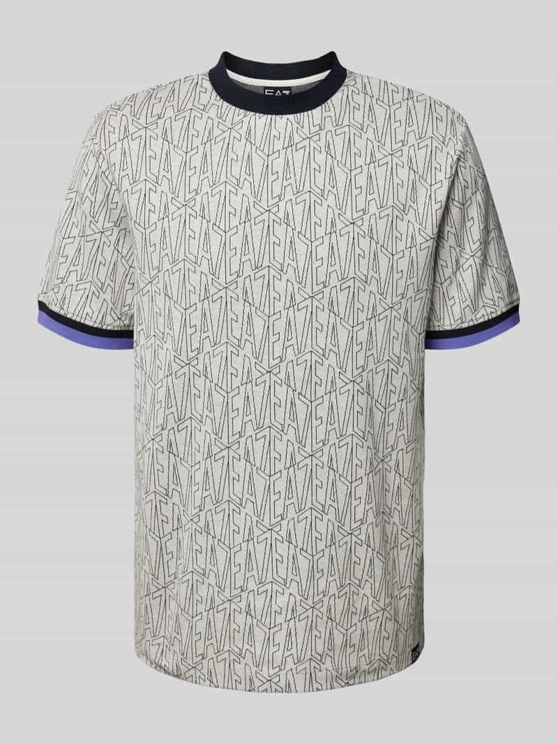 EA7 Emporio Armani T-shirt met labelprint model 'TRAIN'