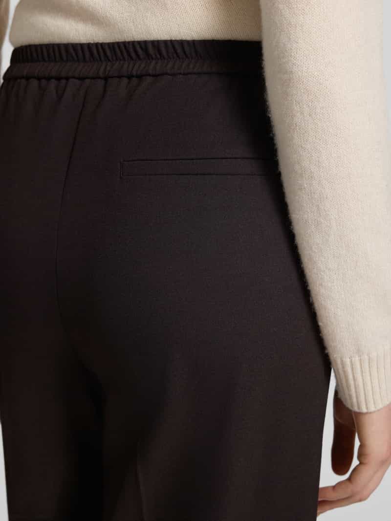 Marc O'Polo Regular fit broek met wijde pijpen