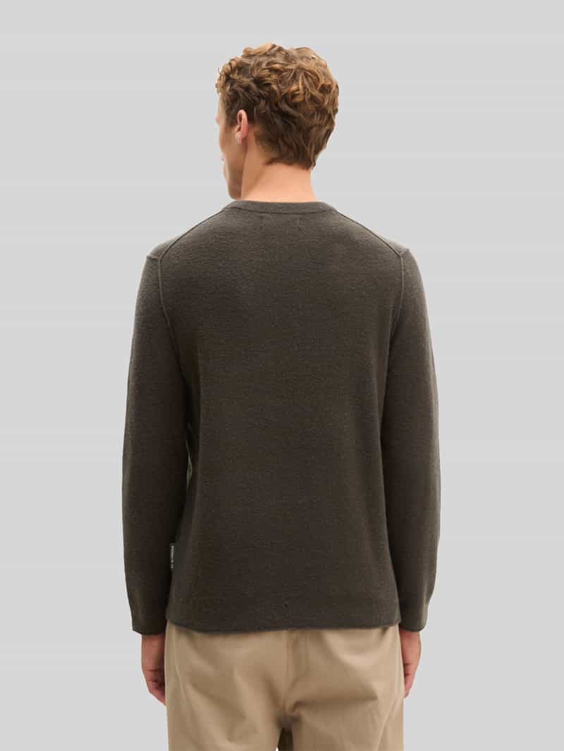 Marc O'Polo Pullover van katoenmix met een zachte structuurlook