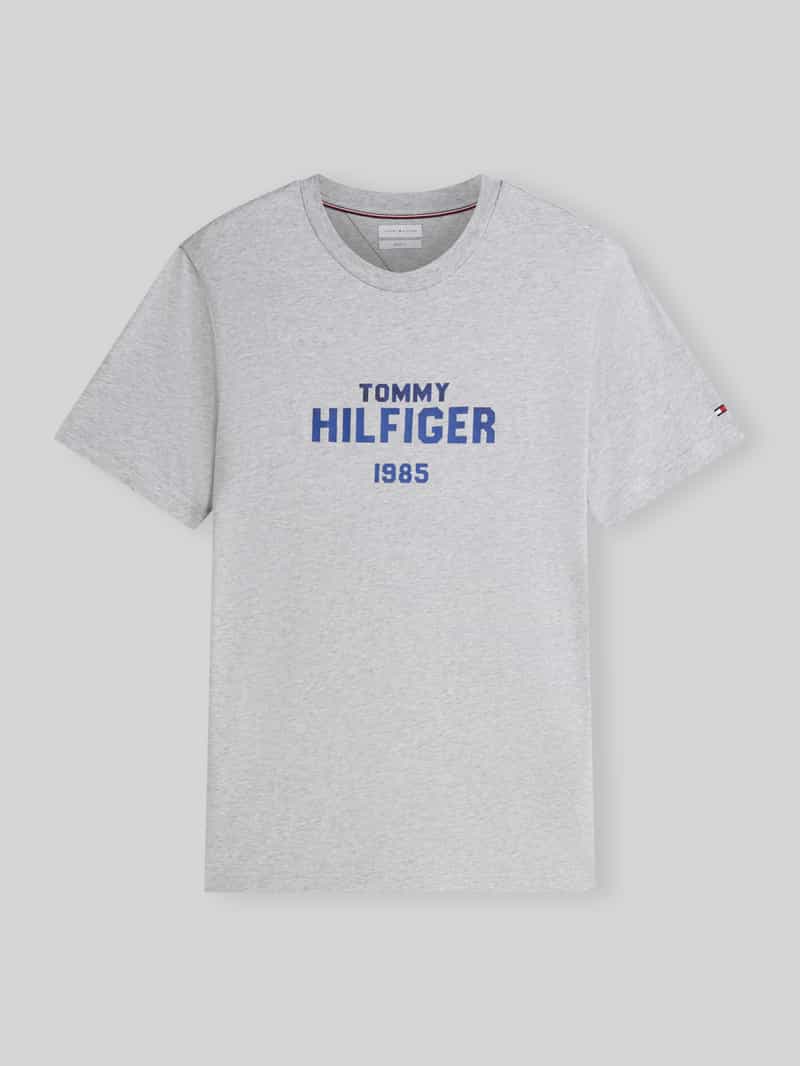Tommy Hilfiger Regular fit t-shirt van puur katoen