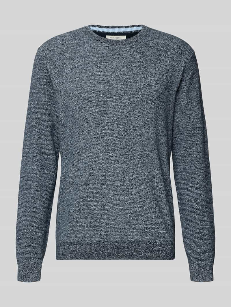 Tom Tailor Regular fit gebreide pullover van zuiver katoen