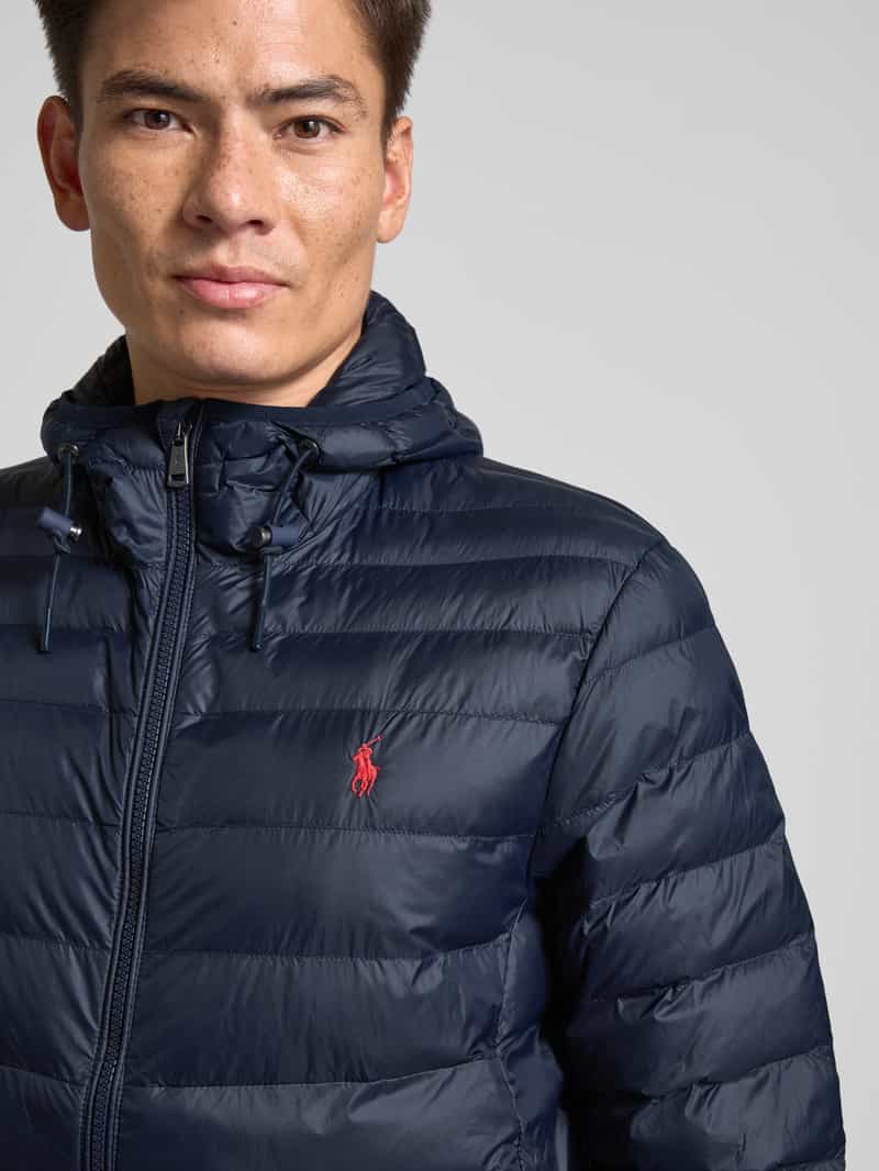 Polo Ralph Lauren Gewatteerd jack met logostitching model 'TERRA'