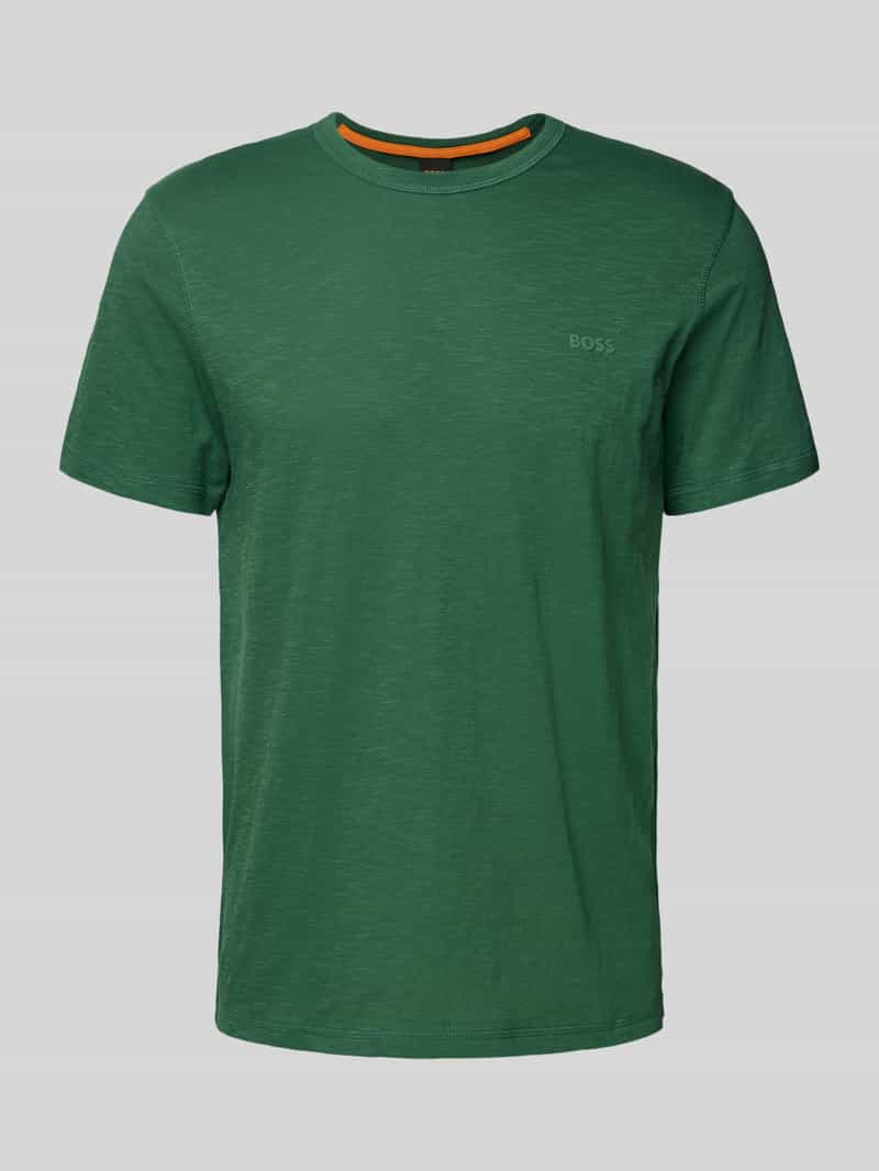 Boss Orange T-shirt met labelprint model 'Tegood'