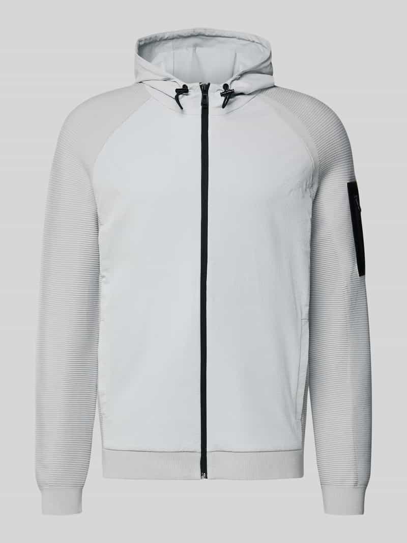 BOSS Green Regular fit sweatjack van viscosemix model 'URBAN COMMUTER'