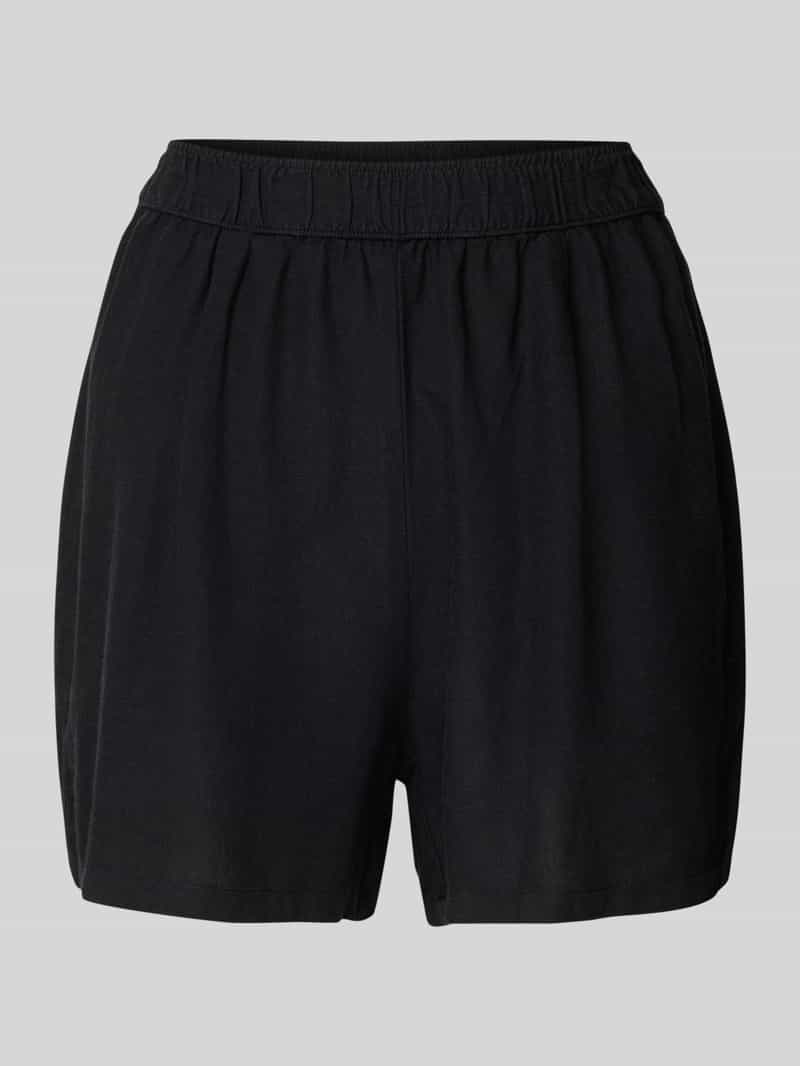 Review Relaxed fit korte broek met plooien