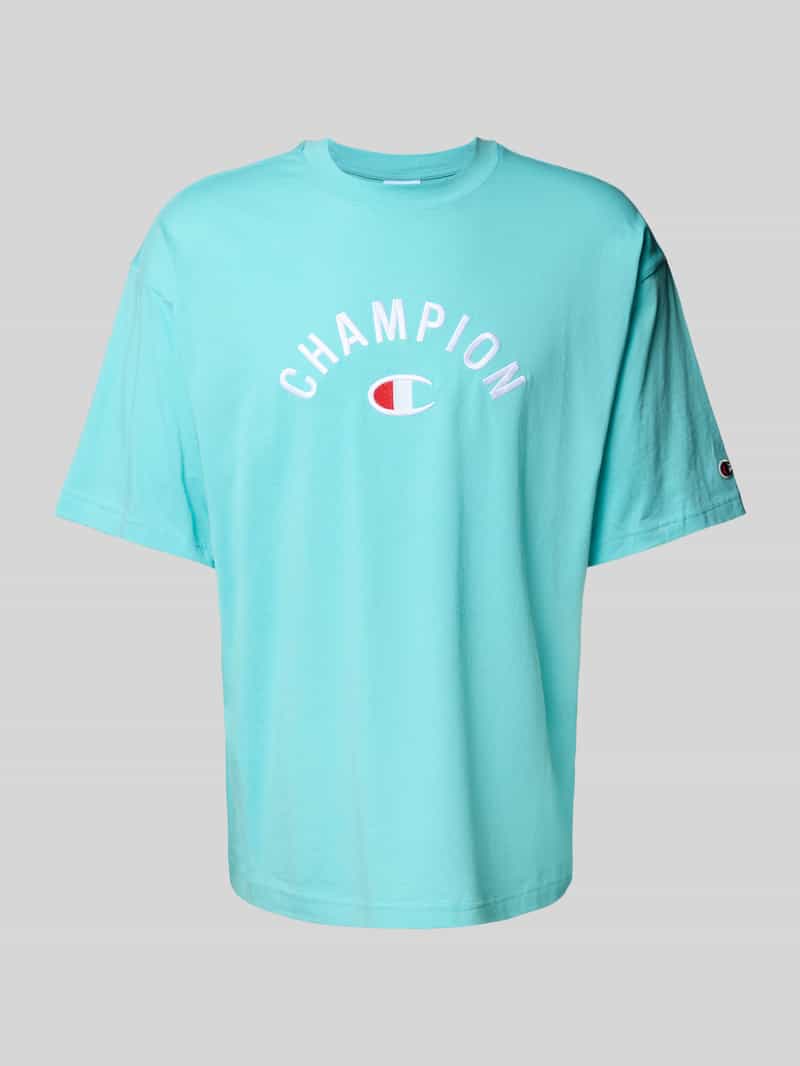 Champion Relaxed fit T-shirt met labelstitching