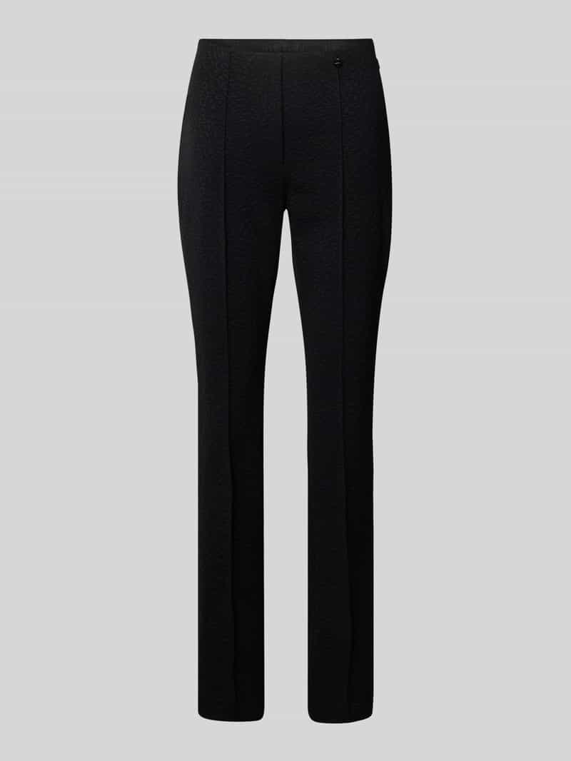 Marc Cain Stoffen broek met labeldetail