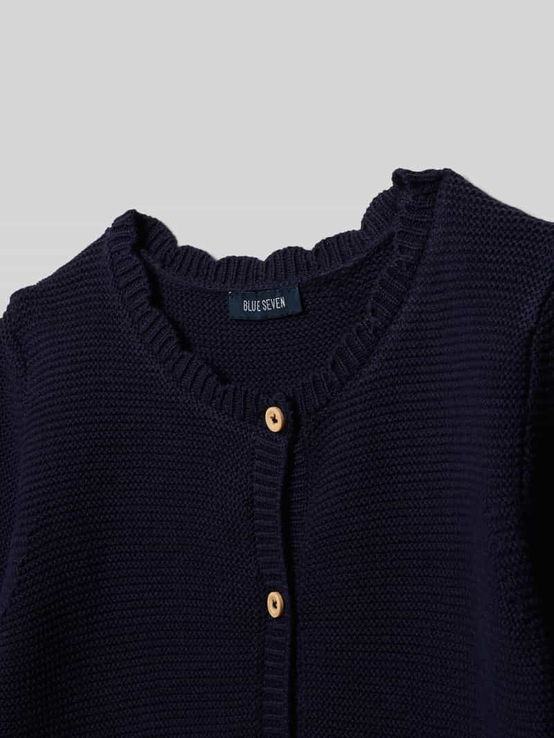 BLUE SEVEN Regular fit jack in gebreide look