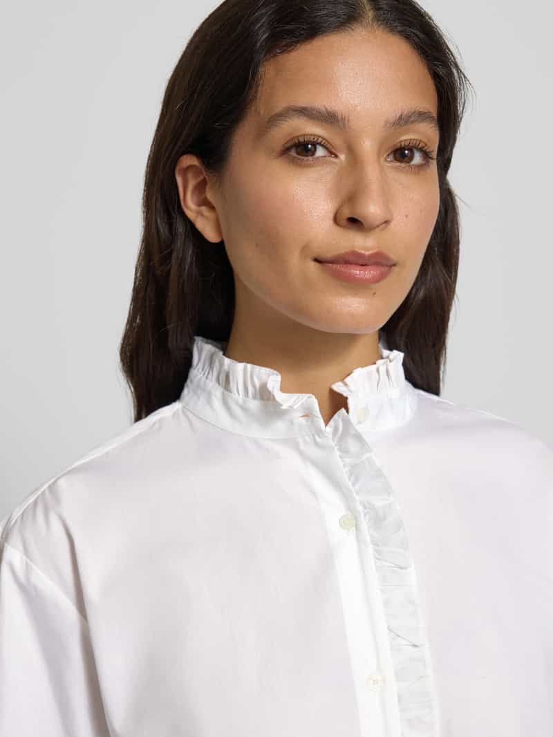 Tommy Hilfiger Relaxed fit overhemdblouse van puur katoen