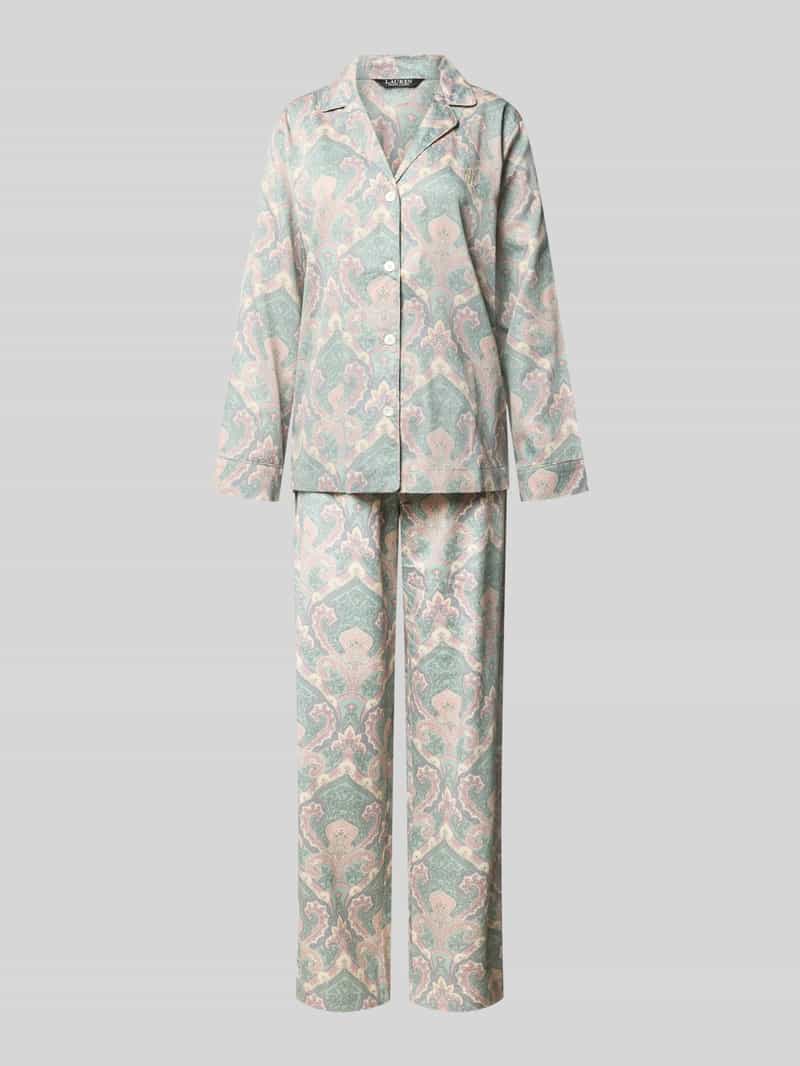 Lauren Ralph Lauren Regular fit pyjama met all-over motief