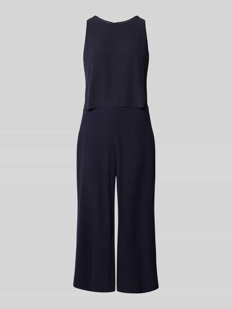 s.Oliver BLACK LABEL Regular fit jumpsuit met dubbellaags chiffon