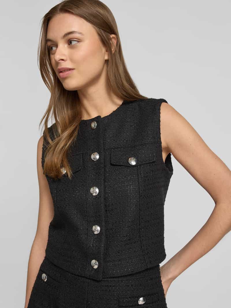 HUGO Gilet met structuurmotief model 'Anoukari'