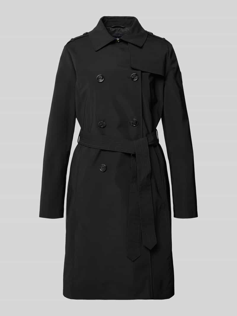 Joop! Lange jas met knoopsluiting model 'Cindy'