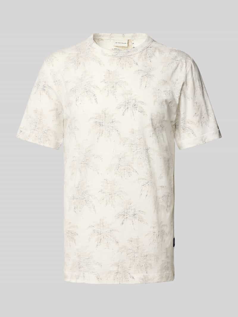 S.Oliver T-shirt met ongezoomde randen