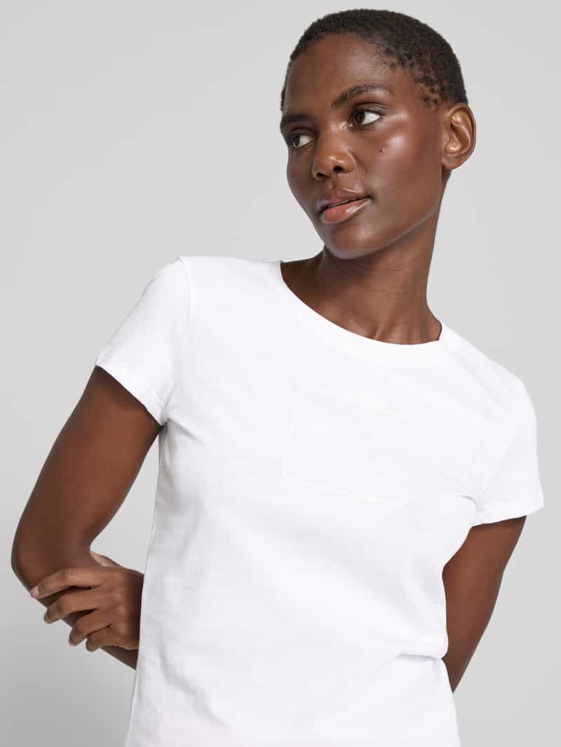 Armani Exchange T-shirt met labelprint