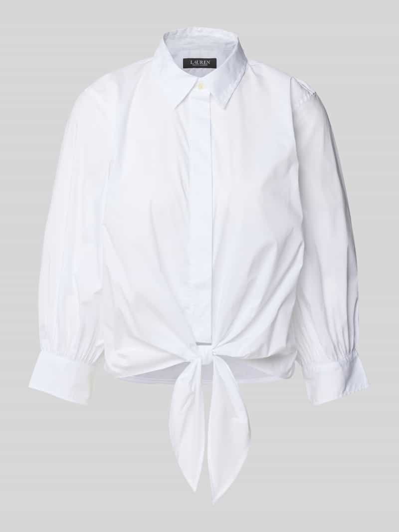 Lauren Ralph Lauren Regular fit overhemdblouse met knoopdetail model 'MOCHELL'