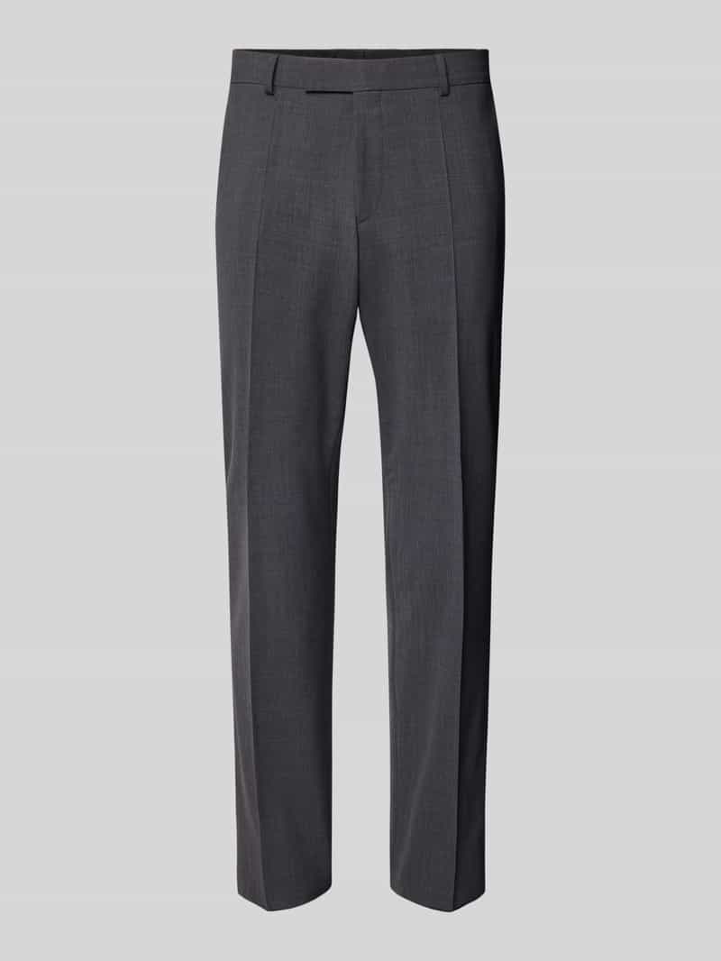 Boss Slim fit pantalon van scheerwolmix model 'H-GIO-MM-C-NF'