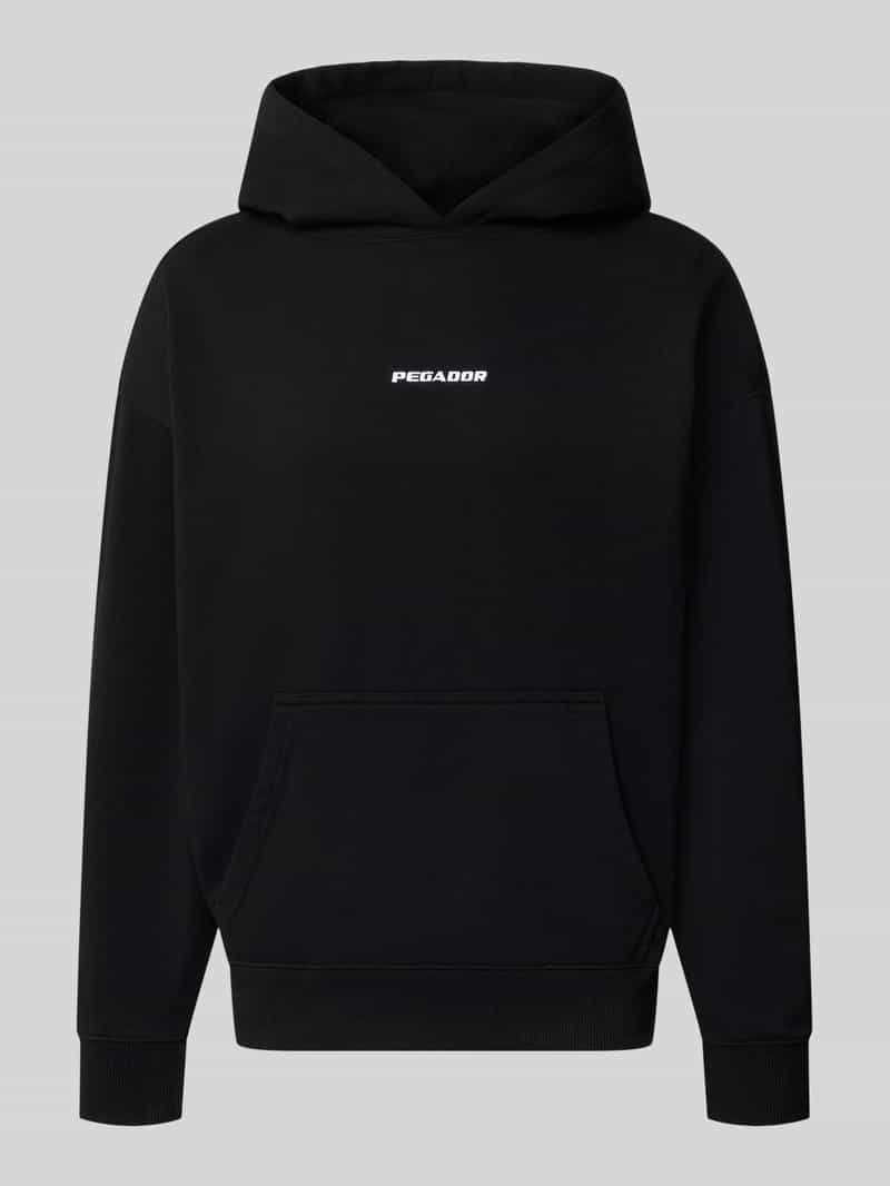 PEGADOR relaxed fit hoodie van een katoenmix model 'Clarita'