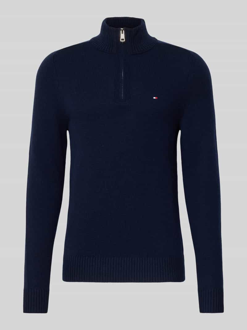 Tommy Hilfiger Regular fit schipperstrui van zuivere wol