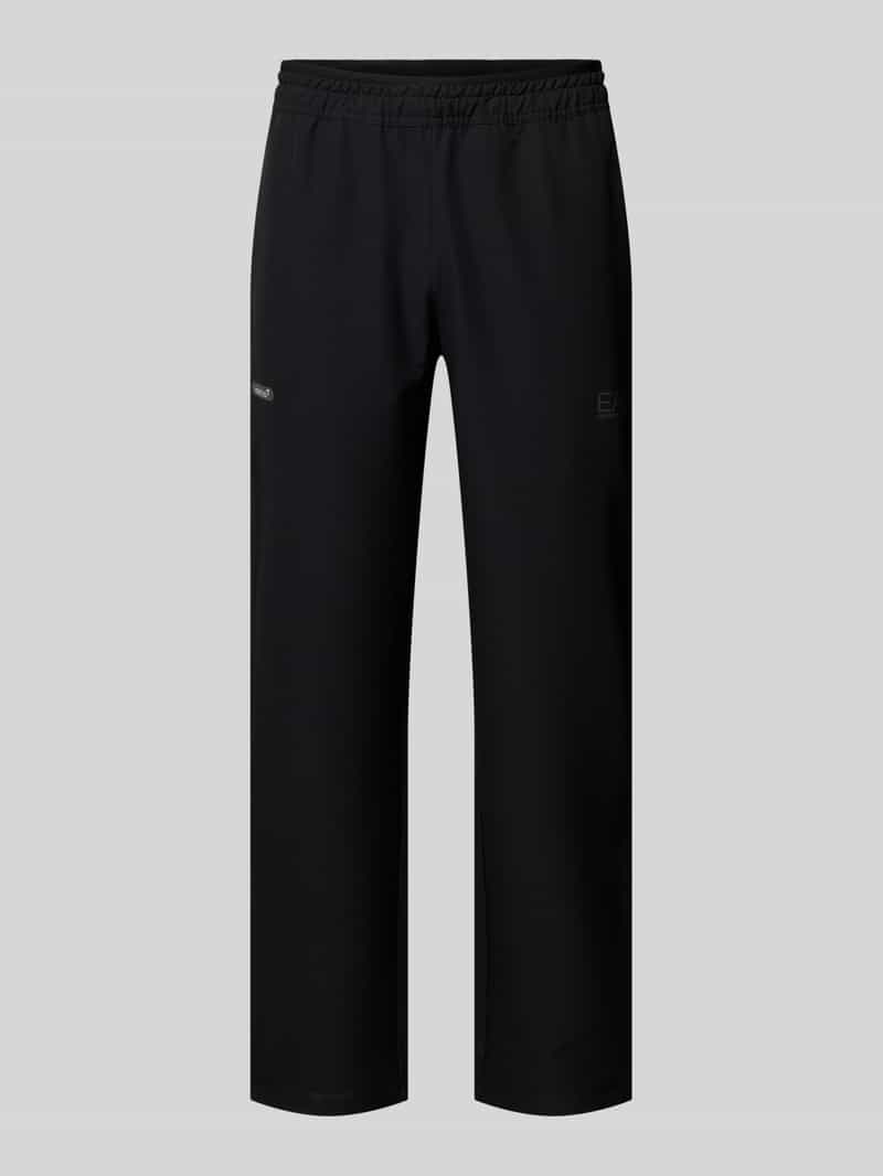 EA7 Emporio Armani Sweatbroek met labeldetail