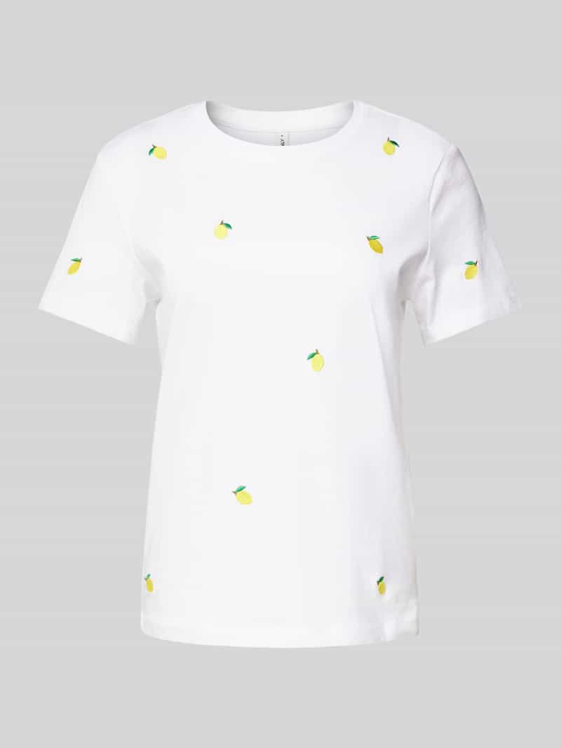 Only Regular fit T-shirt van puur katoen model 'KETTY LIFE'