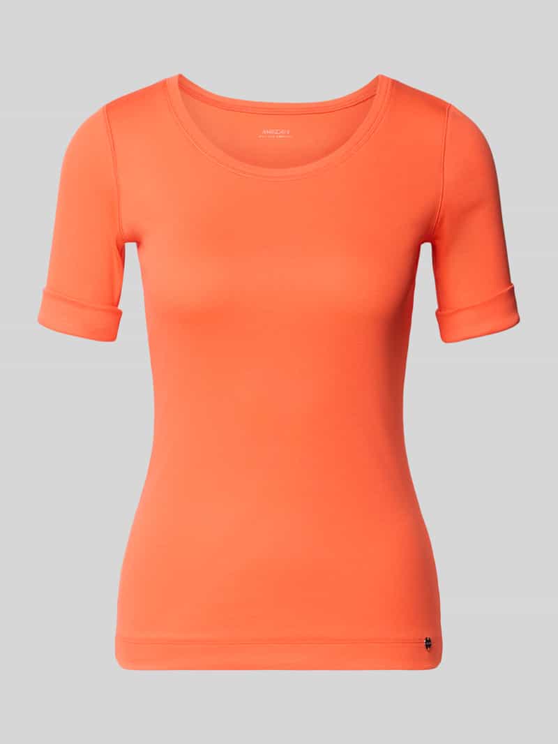 T-shirt met labelapplicatie
