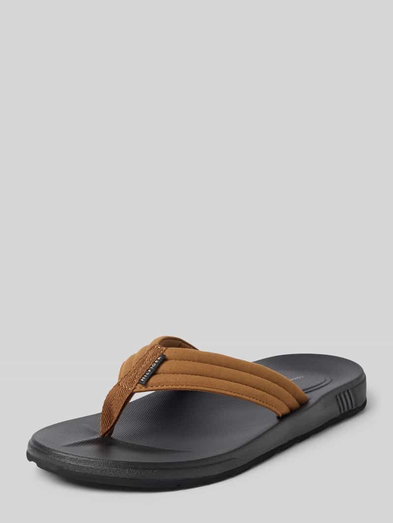 Teenslippers met labelapplicatie
