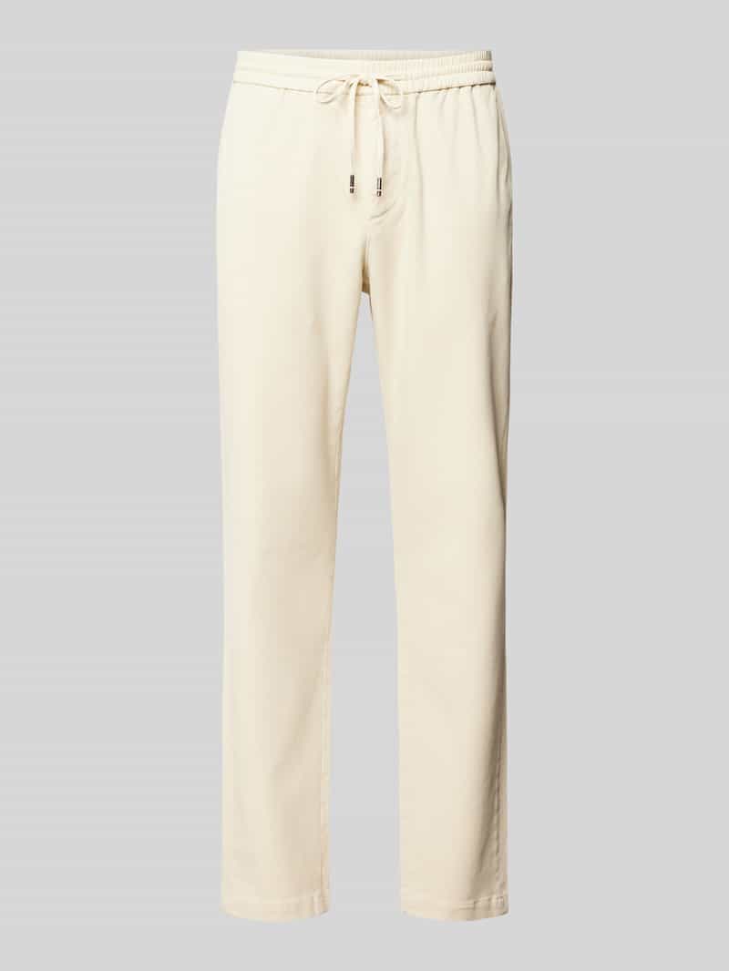 Tommy Hilfiger Regular fit chino met structuurmotief model 'HARLEM'