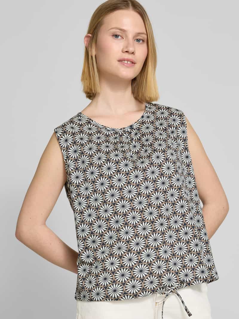 Marc O'Polo Regular fit top met tunnelkoord