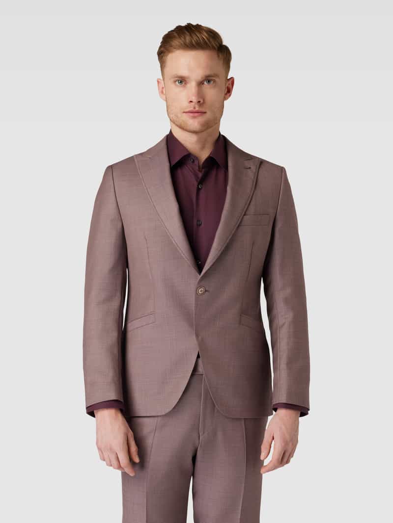 -knoops colbert van wol met reverskraag Wilvorst