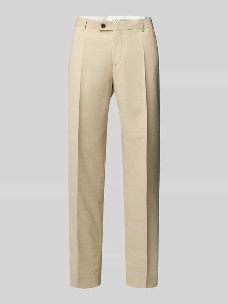 Bugatti Regular fit pantalon met persplooien