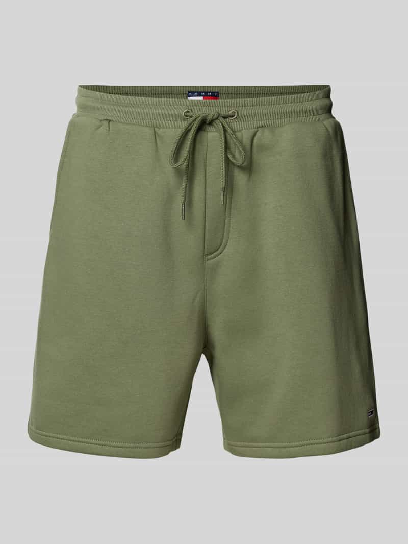 Tommy Jeans Regular fit sweatshorts van katoenmix