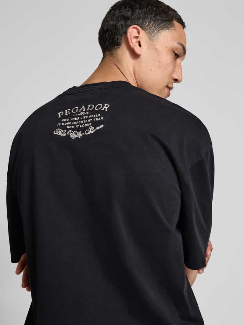 Pegador Oversized T-shirt met labelstitching model 'Hamker'