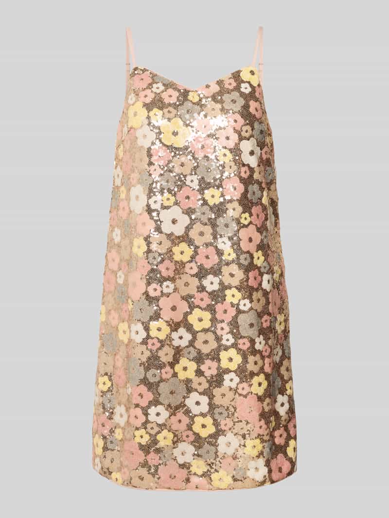 YAS Knielange jurk met pailletten model 'LALEA'