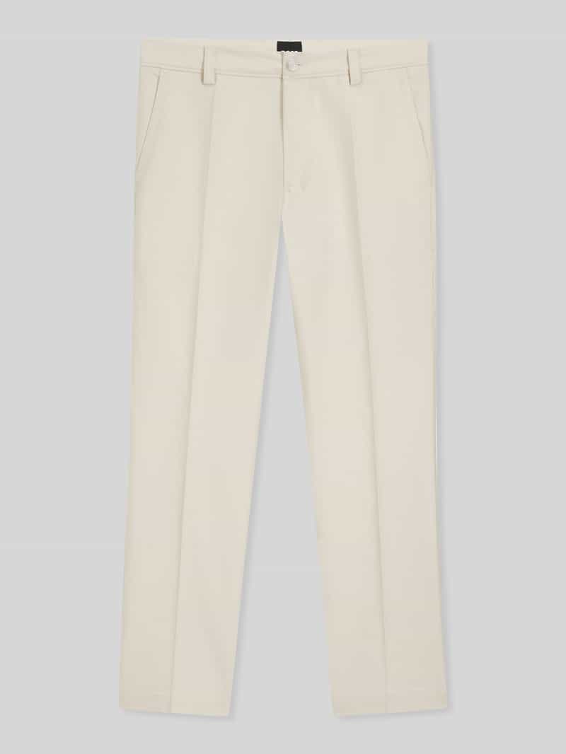 Boss Regular fit broek van katoenmix model 'C-KENT'