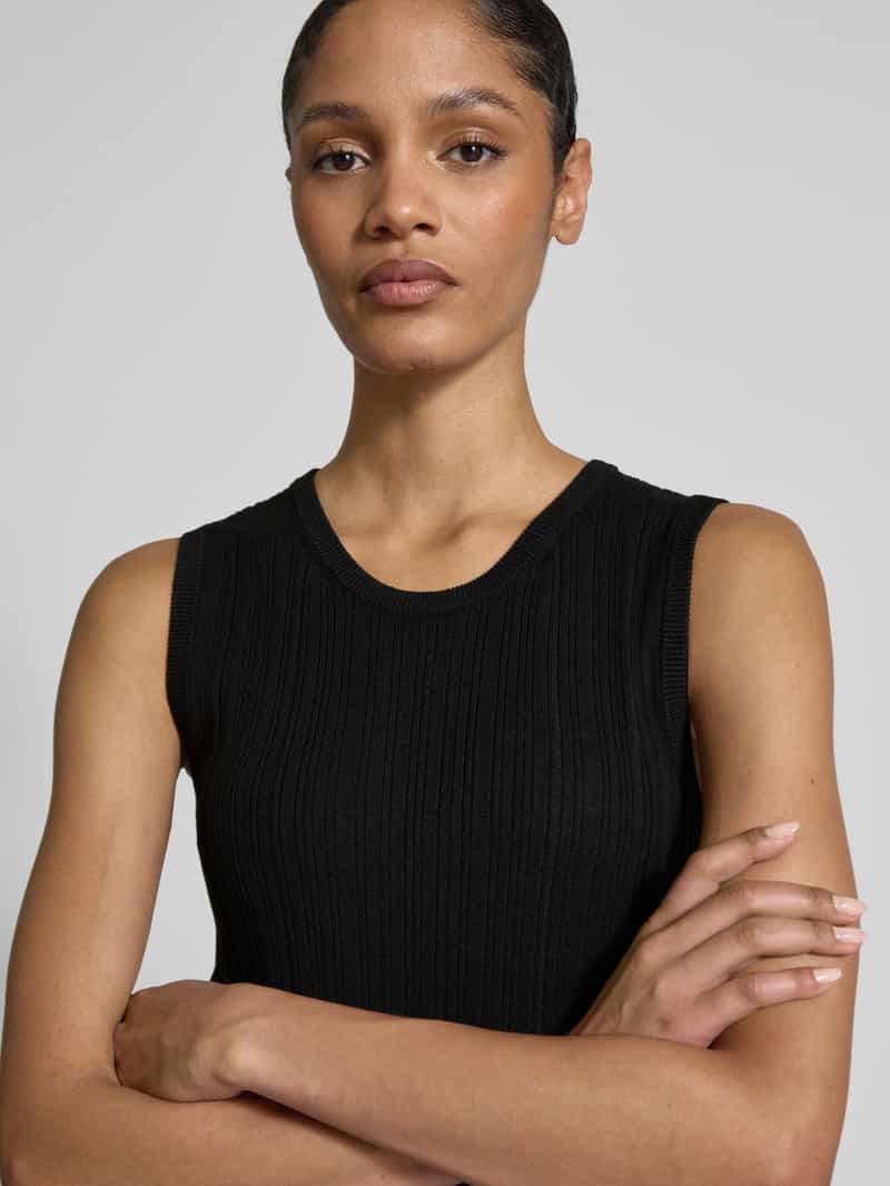 Christian Berg Woman Tanktop in gebreide look