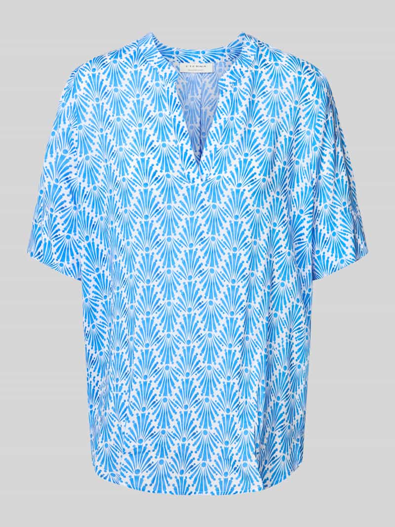 Eterna Relaxed fit blouse met 1 2-mouwen
