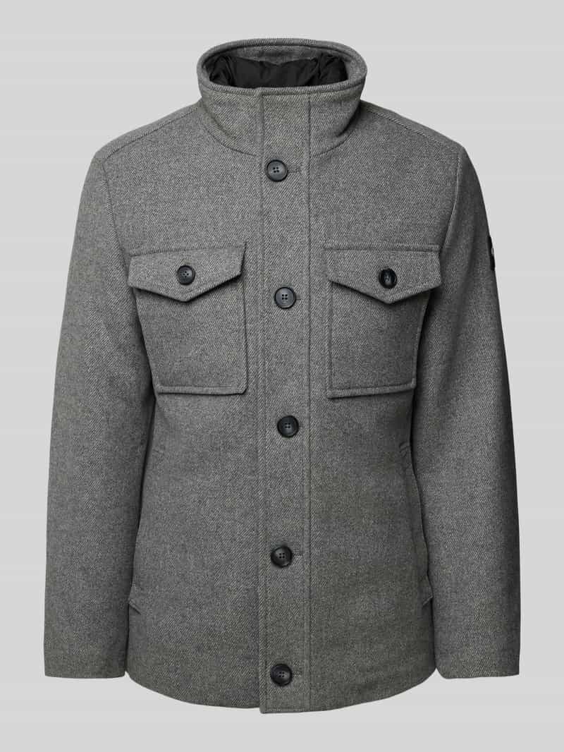 Tom Tailor Regular fit jack met wol
