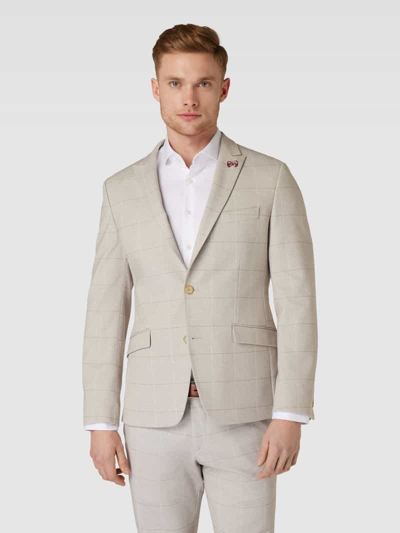 -knoops colbert van linnenmix ATELIER TORINO