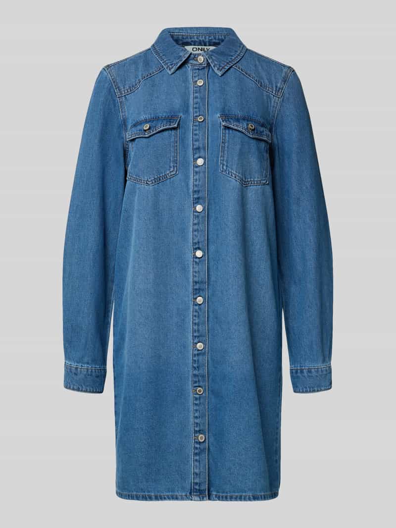 Only Oversized jeansjurk van katoenmix model 'LISA'