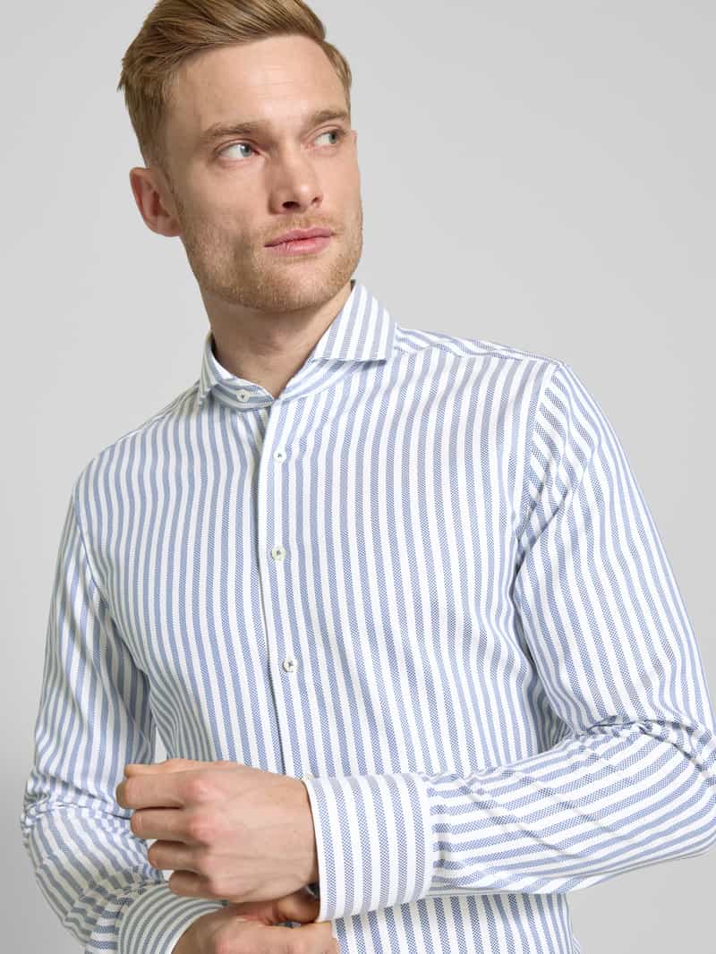 ETERNA SLIM FIT Regular fit zakelijk overhemd met haaikraag