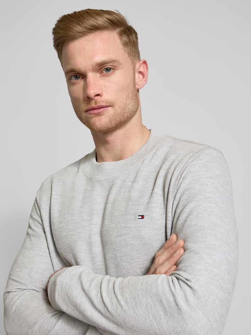 Tommy Hilfiger Regular fit shirt met lange mouwen en katoen