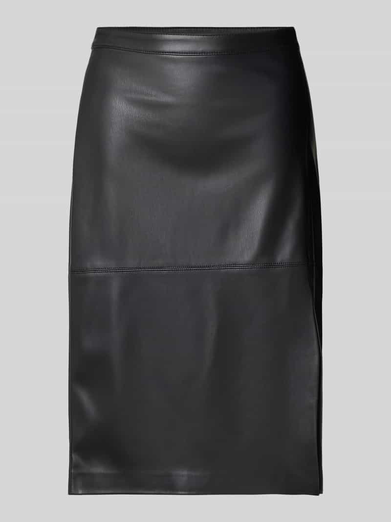 Only Nauwsluitende kokerrok met zijsplit model 'OLINE'