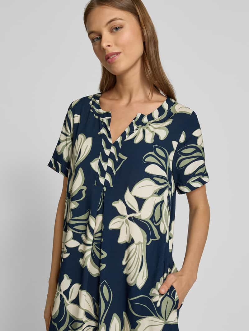 Betty Barclay Knielange tuniekjurk van viscose met steekzakken