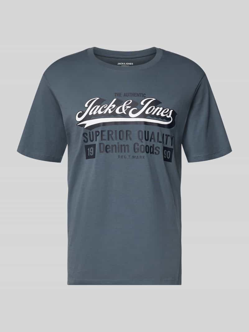 jack & jones T-shirt met labelprint