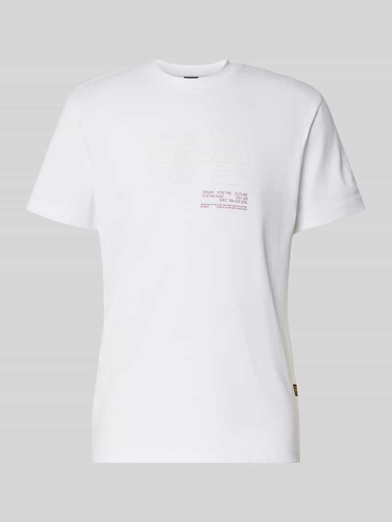 G-Star Raw T-shirt met labelprint model 'Originals'