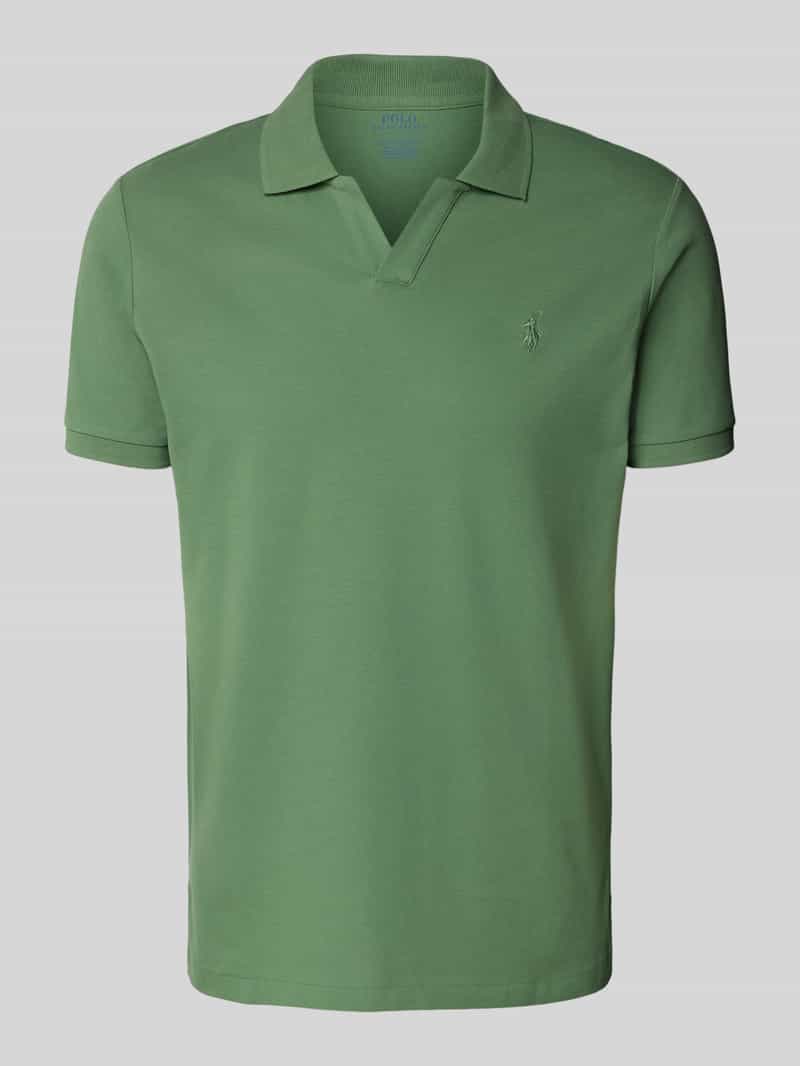 Polo Ralph Lauren Custom slim fit poloshirt met V-hals