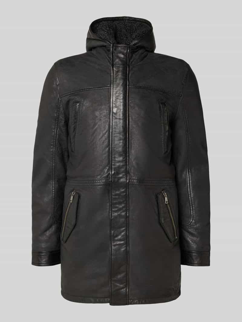 gipsy Regular fit jack van echt nubuck van schapenleer model 'SITKU'