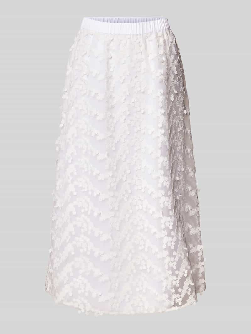 Jake*s Collection Midirok met kanten bekleding